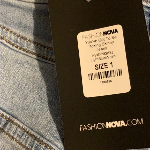 FN You’ve Got To Be Yoking Skinny Jeans - Picture 2 of 2